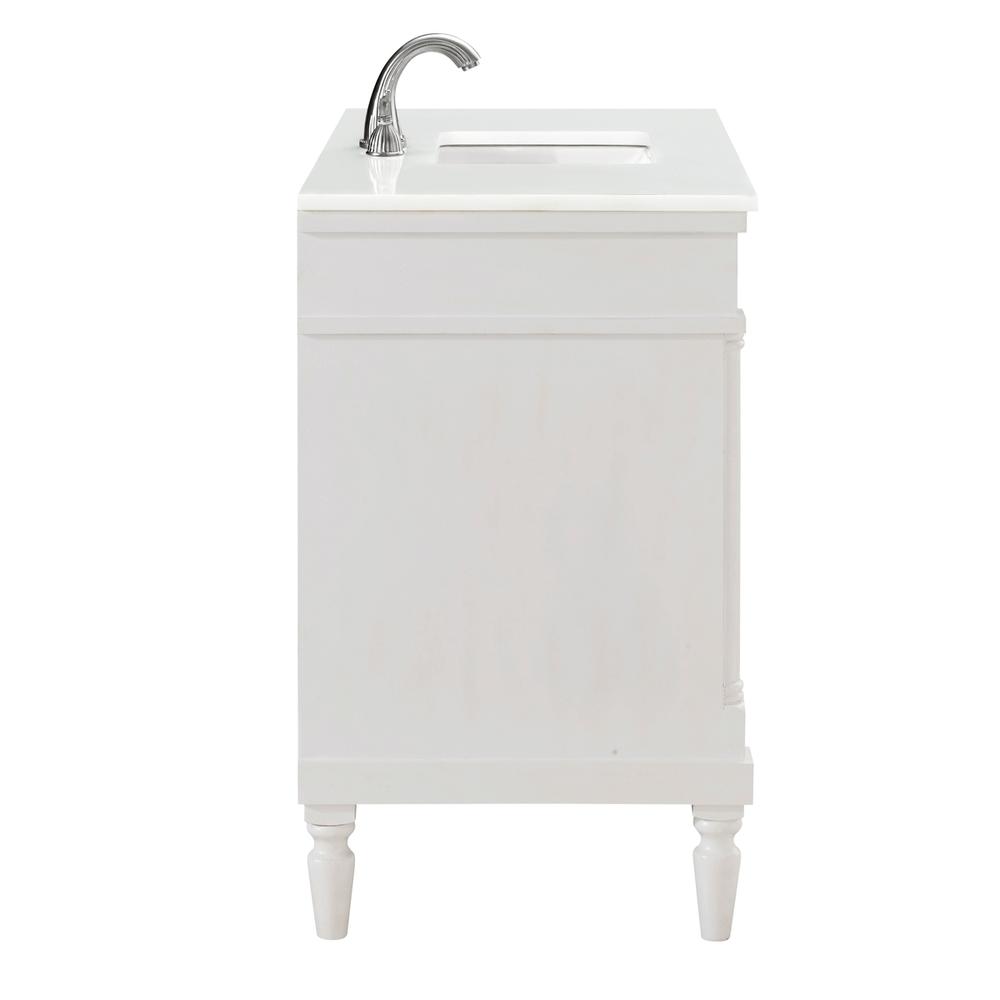 42 inch Single Bathroom vanity in Antique White. Picture 7