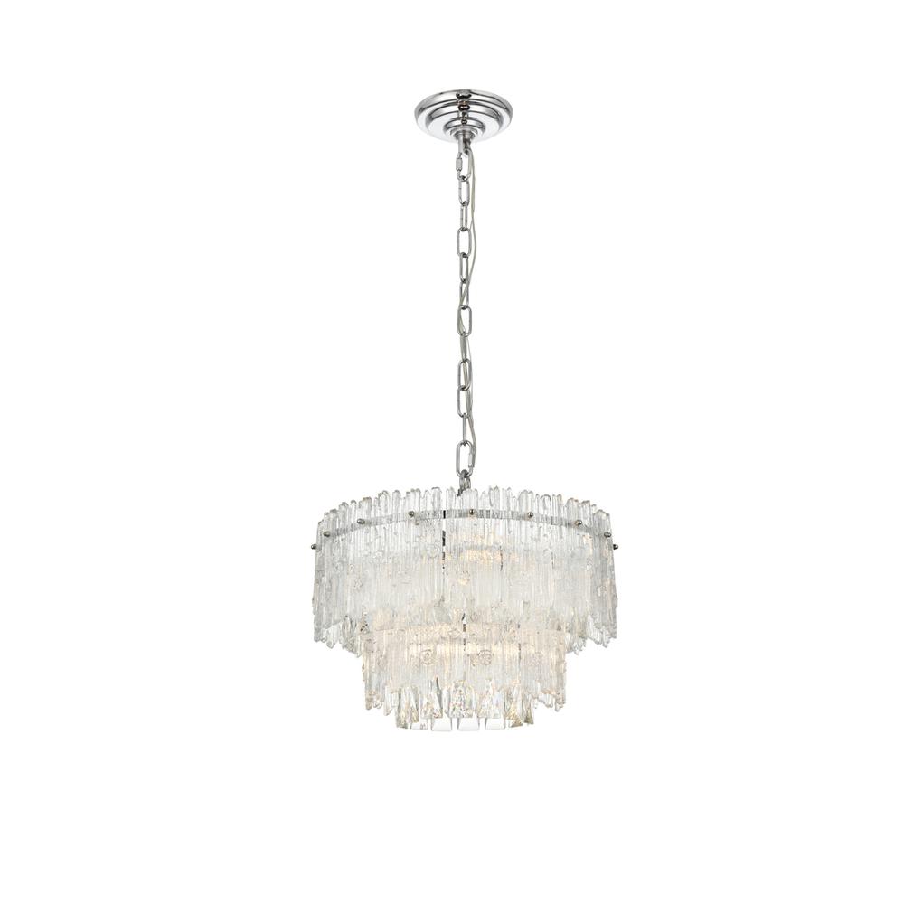 Emilia 15 inch Pendant Light in Chrome. Picture 1