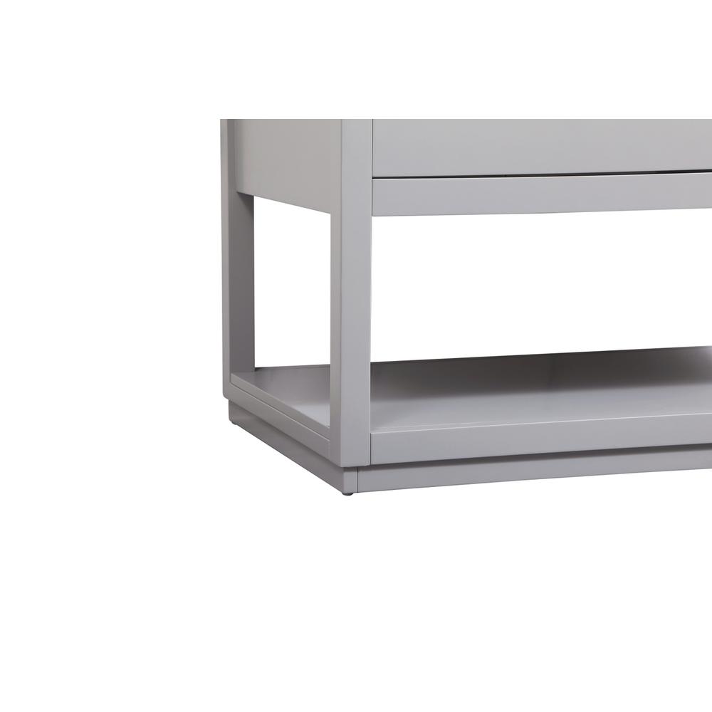 42 inch Single bathroom vanity in grey. Picture 13