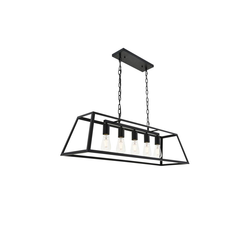 Resolute 5 light black Pendant. Picture 7