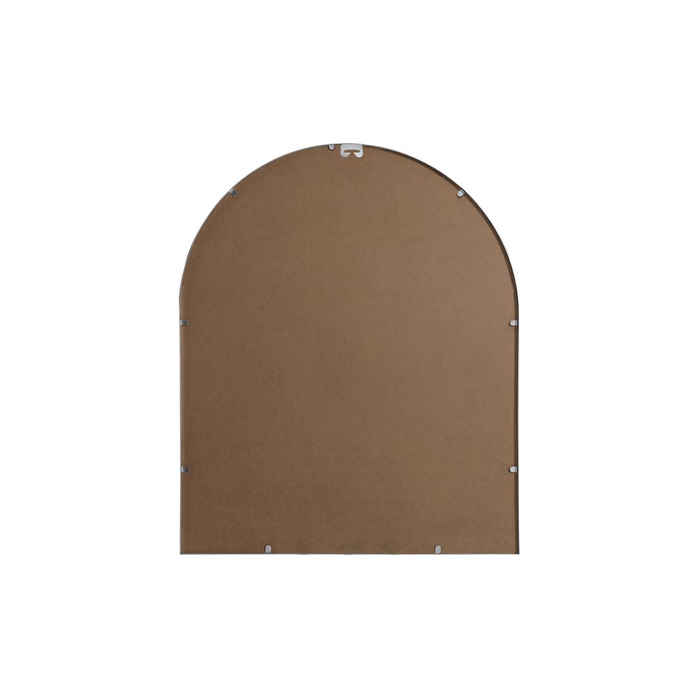 Metal Frame Arch Mirror 30x36 Inch in Silver. Picture 8