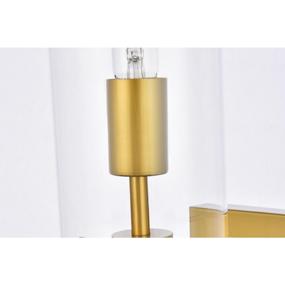 Savant 1 light brass wall sconce. Picture 3