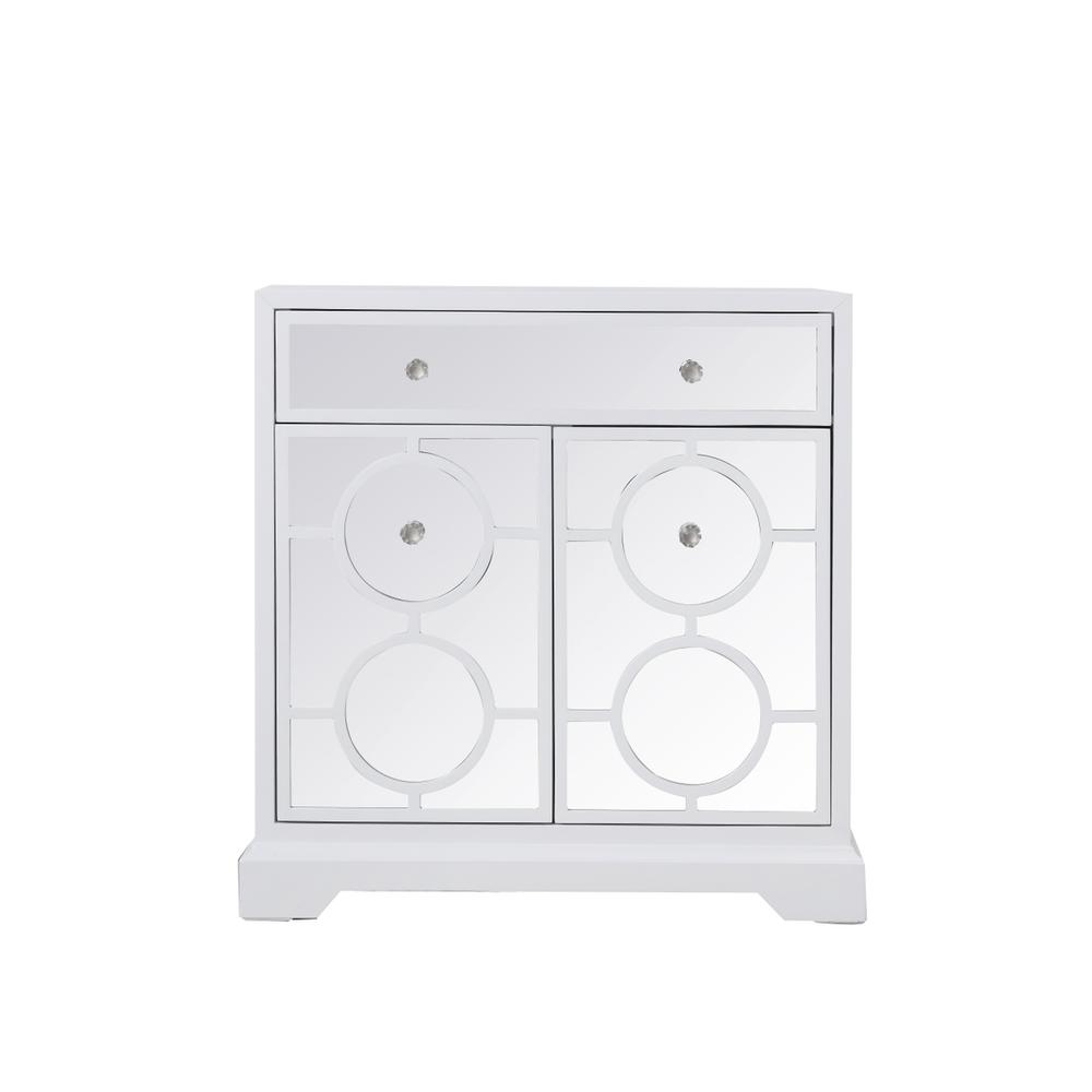 32 in. mirrored cabinet in white. Picture 1