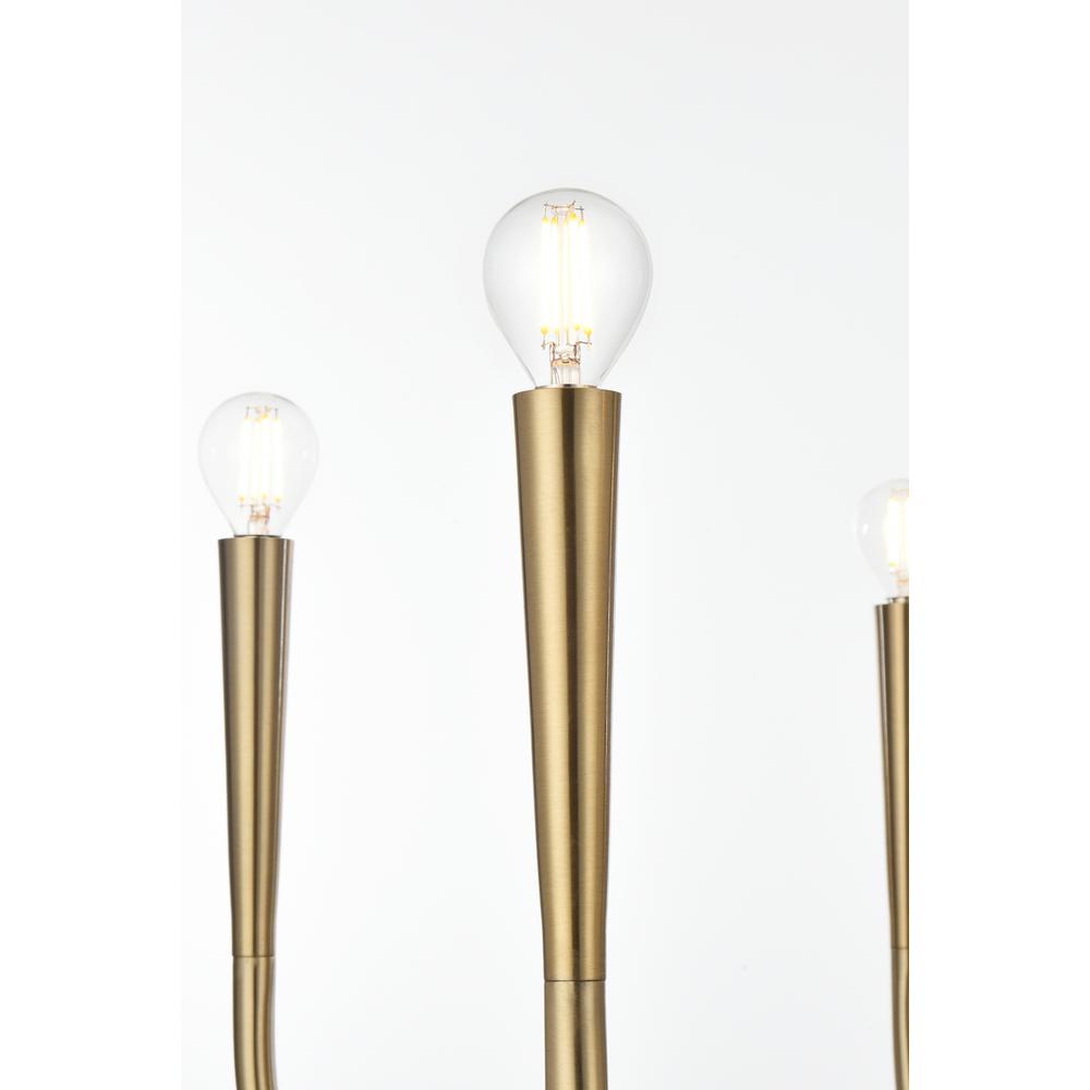 Layne 30 inch chandelier in Gold. Picture 3