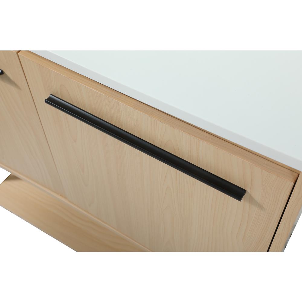 36 inch Single bathroom vanity in maple with backsplash. Picture 12