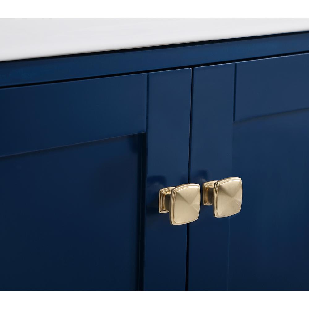 24 inch bathroom vanity in Blue. Picture 12