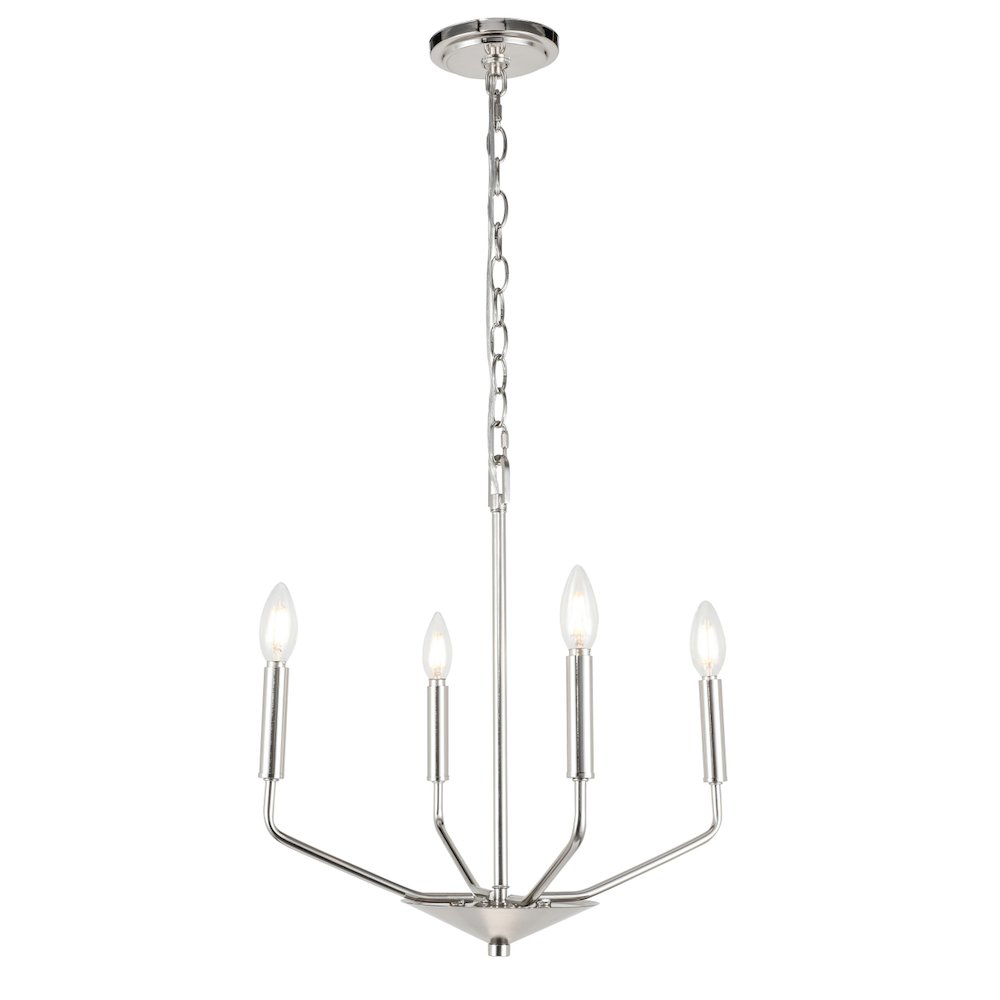 Enzo 4 Light Chrome Pendant. Picture 1
