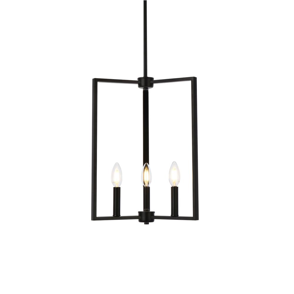Vino 3 lights pendant in black. Picture 2