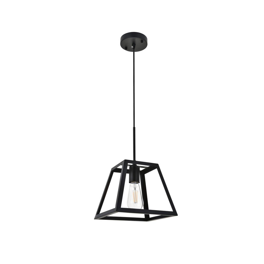 Resolute 1 light black Pendant. Picture 7
