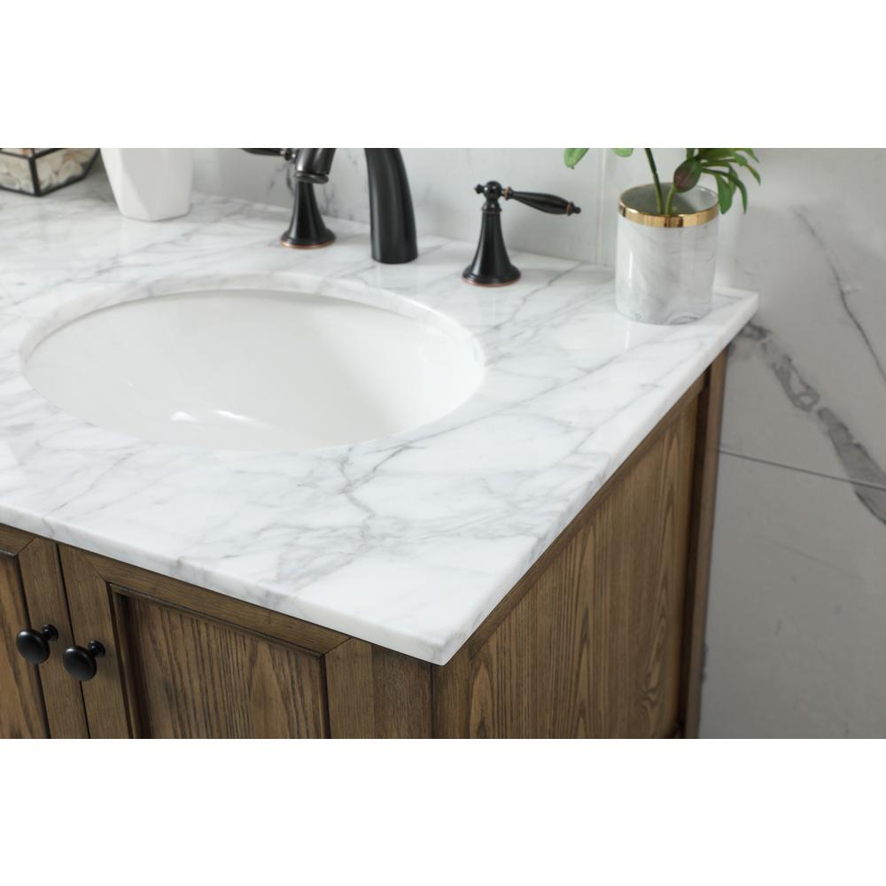 60 inch double bathroom vanity in driftwood. Picture 5