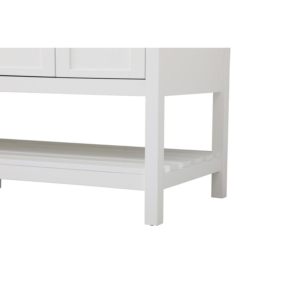 60 inch Single Bathroom Vanity in White. Picture 11