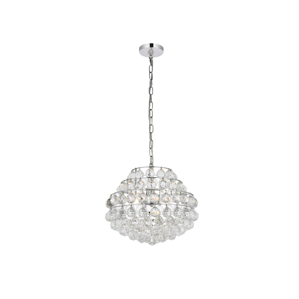 Savannah 16 inch pendant in chrome. Picture 1
