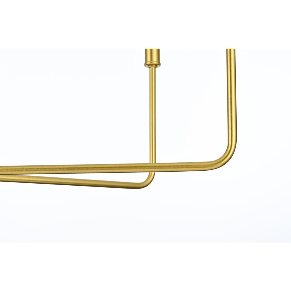 Willa 26 inch Pendant Light in Brass. Picture 5