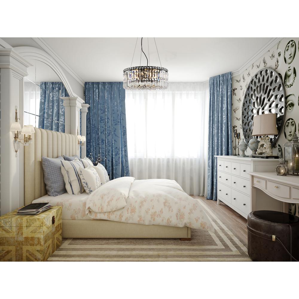 Maxime 20 inch black chandelier. Picture 7