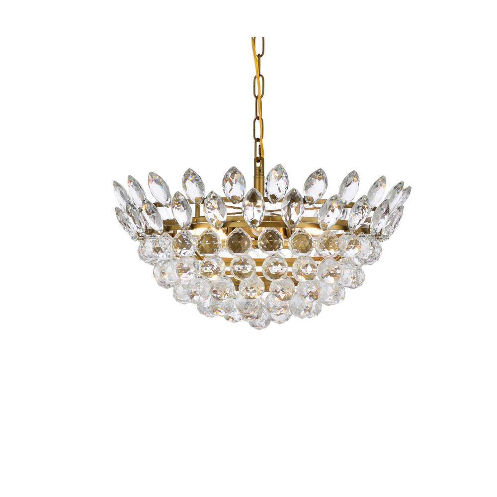 Emilia 20 inch pendant in brass. Picture 2