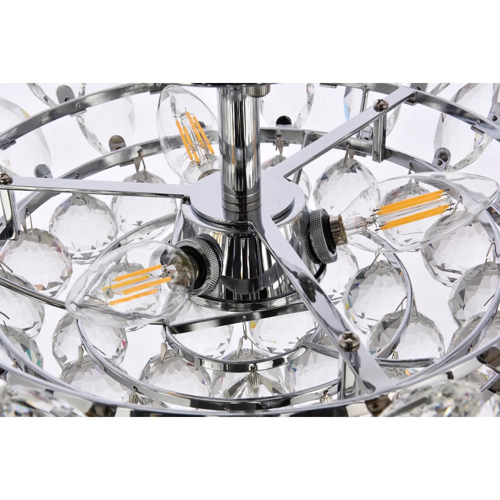Emilia 16 inch flush mount in chrome. Picture 5
