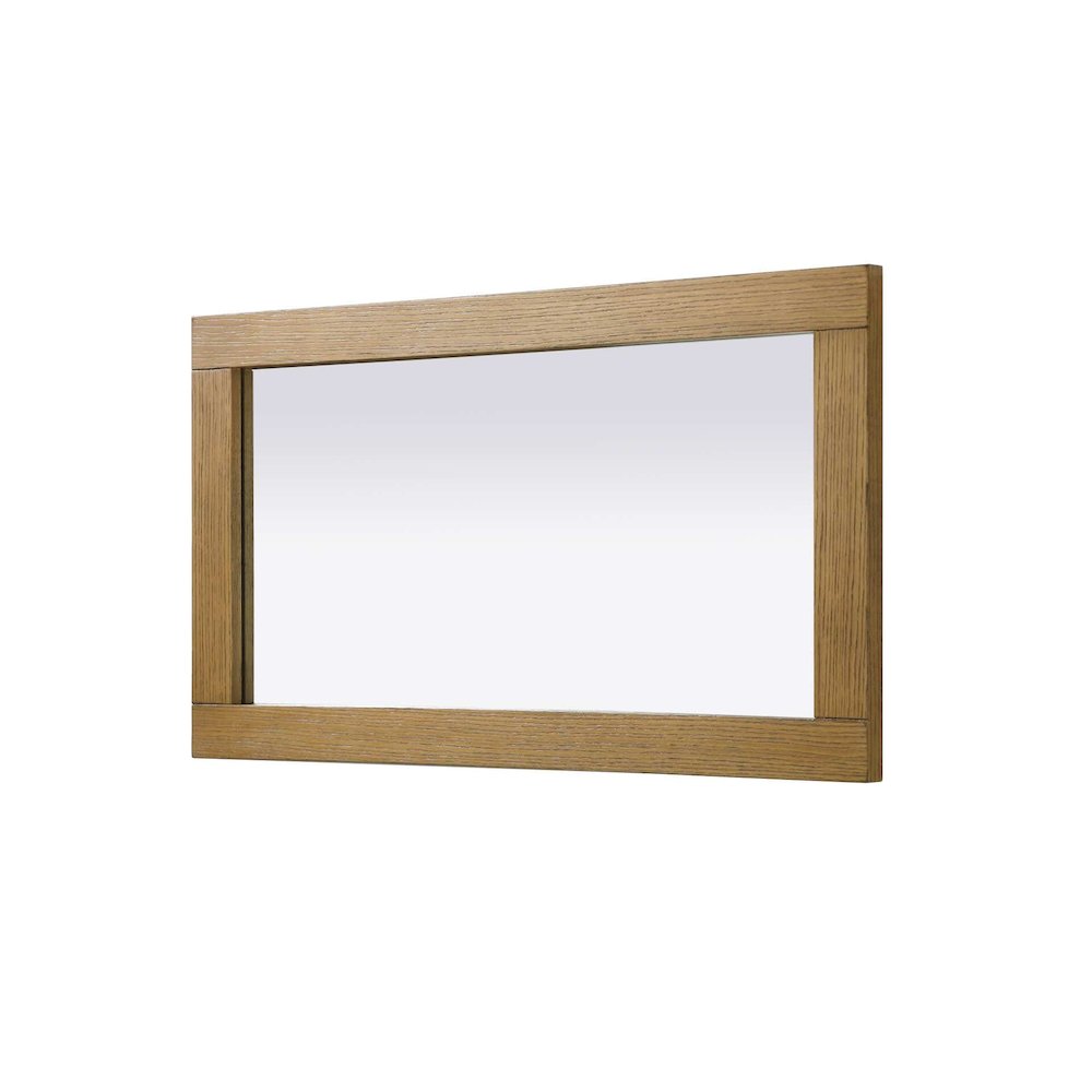 Noah Wooden Rectangle Mirror 18 x 32 in Honey Teak. Picture 3