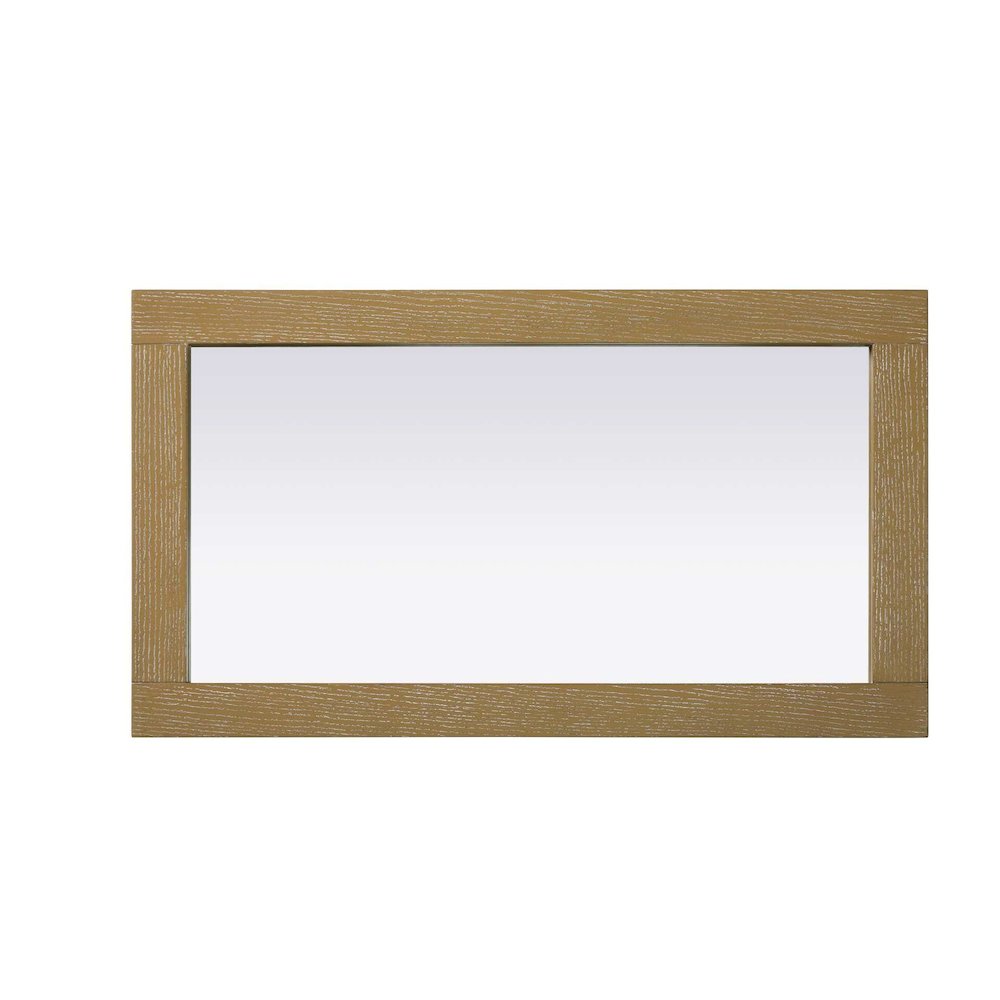 Noah Wooden Rectangle Mirror 18 x 32 in Linen Oak. Picture 2