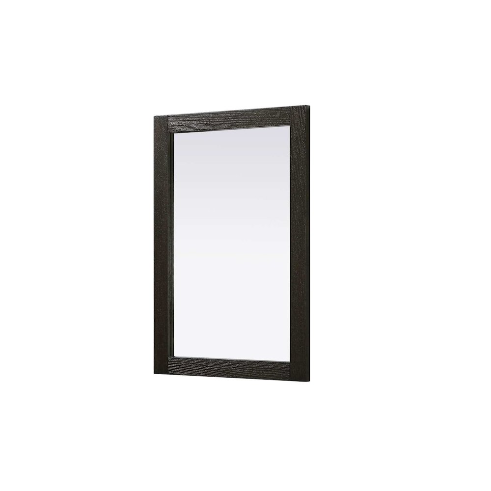 Noah Wooden Rectangle Mirror 22 x 32 in Chocolate Oak. Picture 1