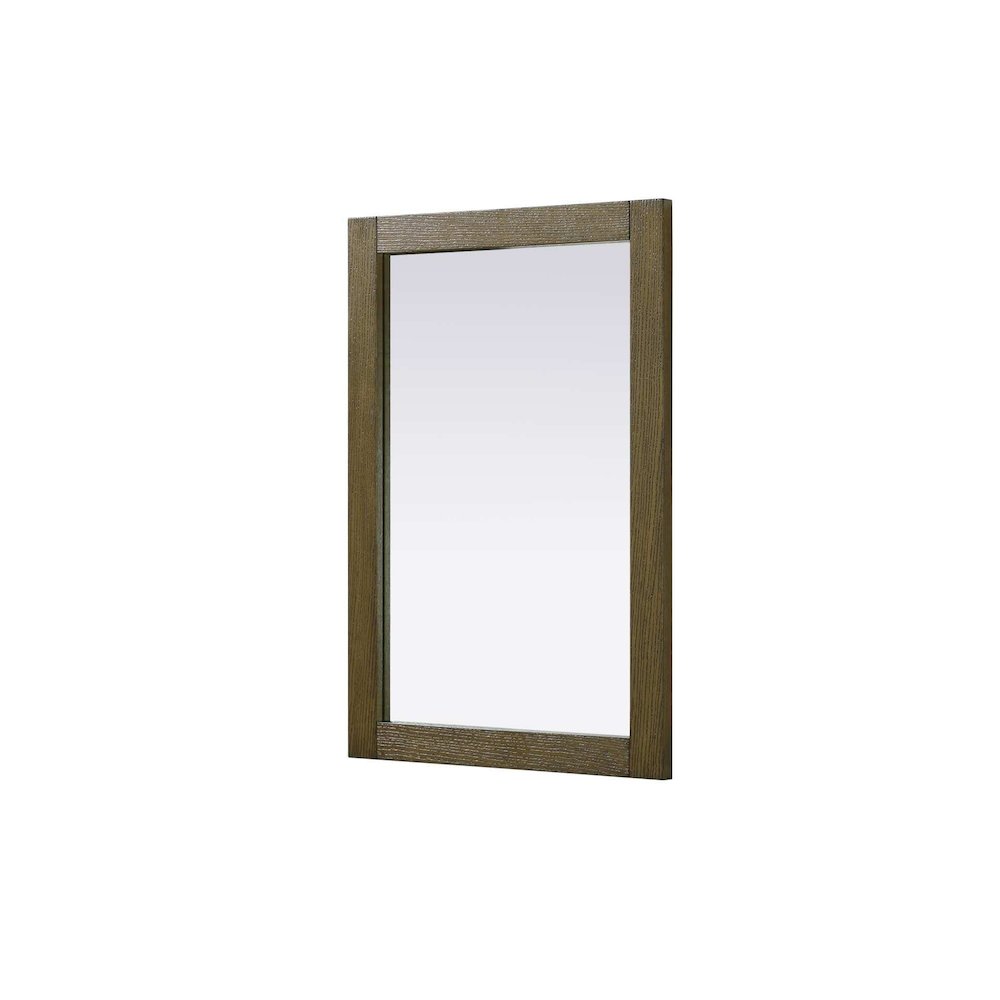 Noah Wooden Rectangle Mirror 22 x 32 in Hazel Oak. Picture 1