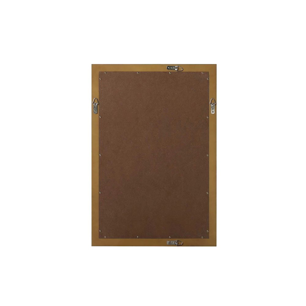 Noah Wooden Rectangle Mirror 22 x 32 in Hazel Oak. Picture 6