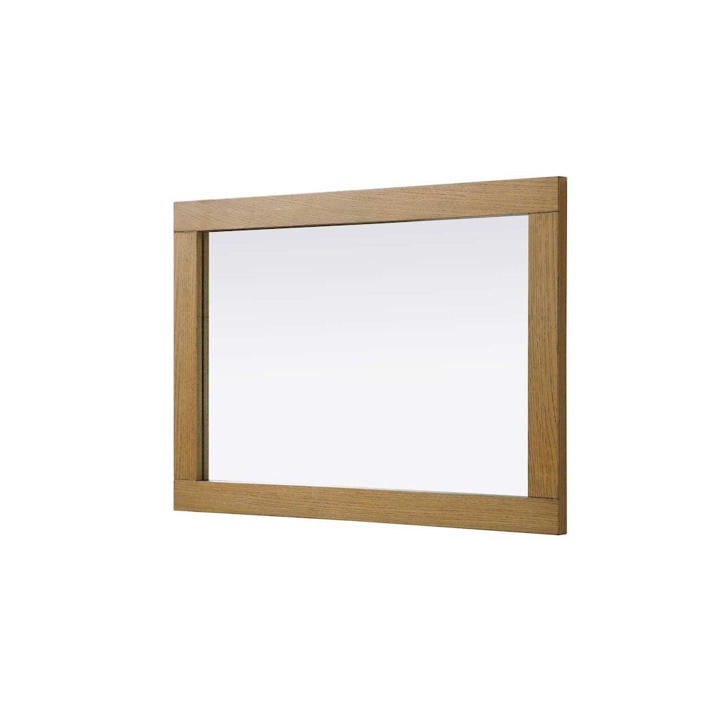 Noah Wooden Rectangle Mirror 22 x 32 in Honey Teak. Picture 3
