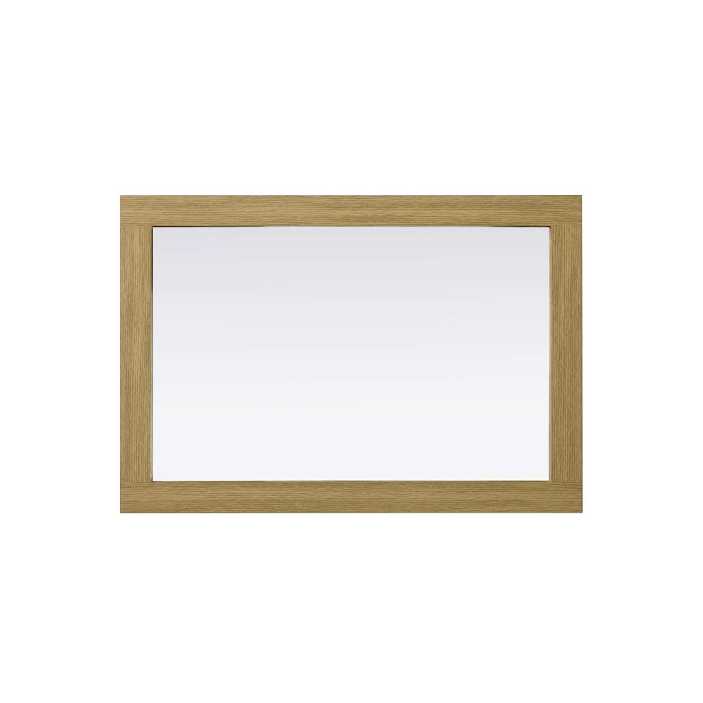 Noah Wooden Rectangle Mirror 22 x 32 in Honey Brown. Picture 2