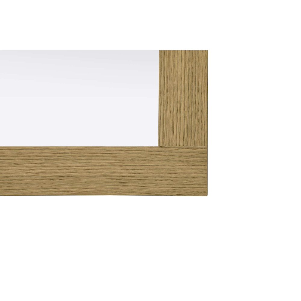 Noah Wooden Rectangle Mirror 22 x 32 in Honey Brown. Picture 4