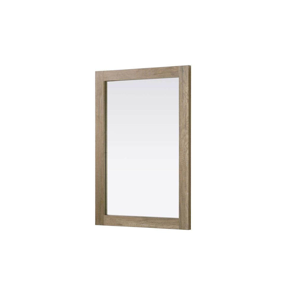 Noah Wooden Rectangle Mirror 22 x 32 in Natural Oak. Picture 1