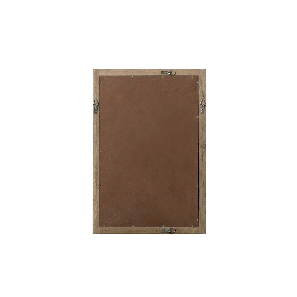 Noah Wooden Rectangle Mirror 22 x 32 in Natural Oak. Picture 6