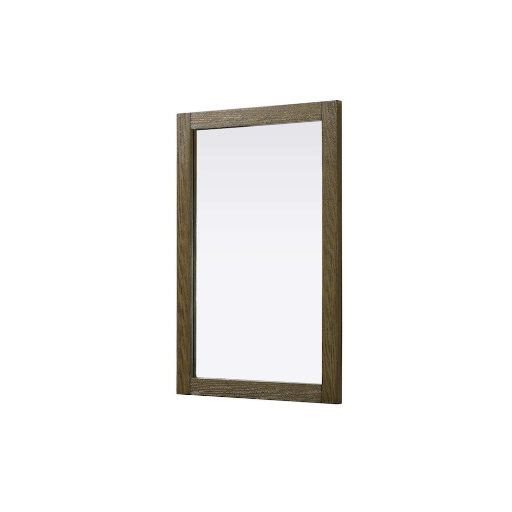 Noah Wooden Rectangle Mirror 24 x 36 in Hazel Oak. Picture 1