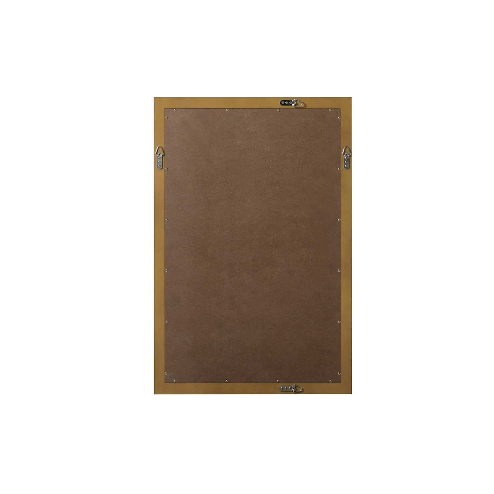Noah Wooden Rectangle Mirror 24 x 36 in Hazel Oak. Picture 6