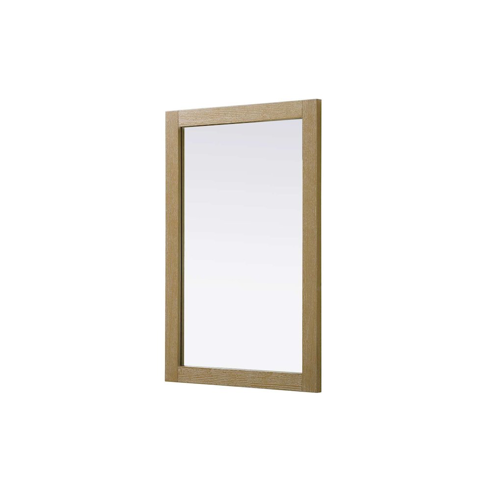 Noah Wooden Rectangle Mirror 24 x 36 in Linen Oak. Picture 1