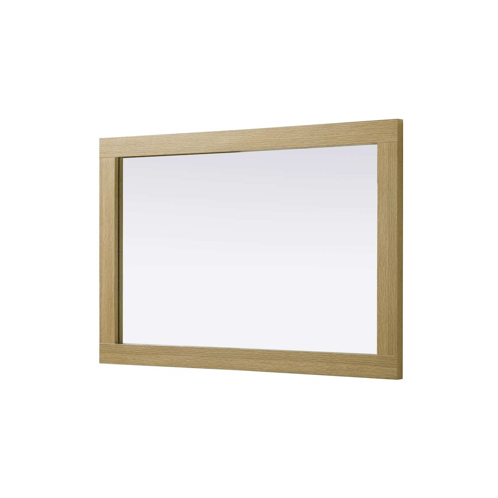 Noah Wooden Rectangle Mirror 24 x 36 in Honey Brown. Picture 3