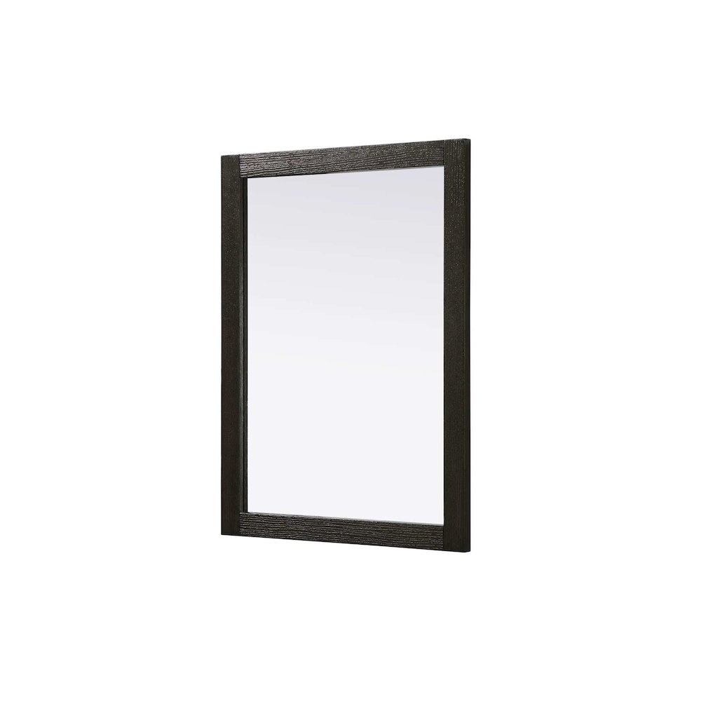 Noah Wooden Rectangle Mirror 27 x 36 in Chocolate Oak. Picture 1