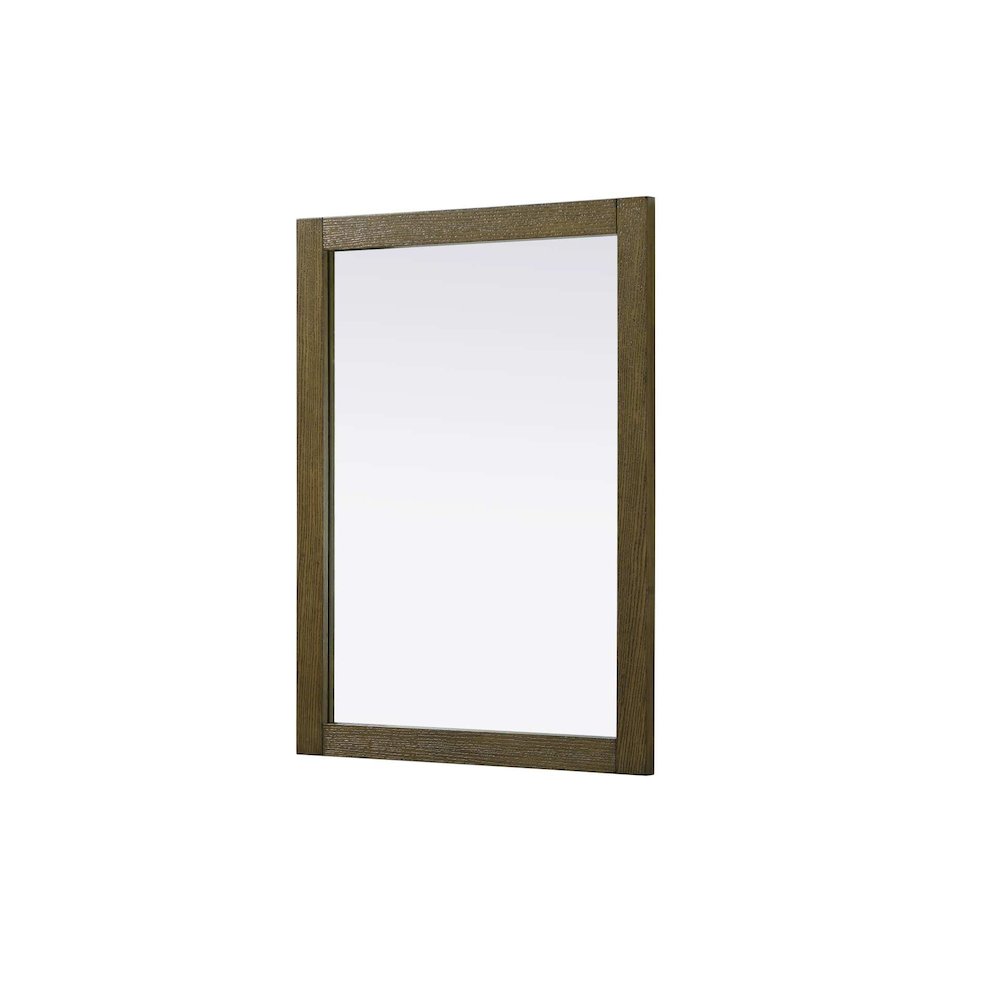 Noah Wooden Rectangle Mirror 27 x 36 in Hazel Oak. Picture 1