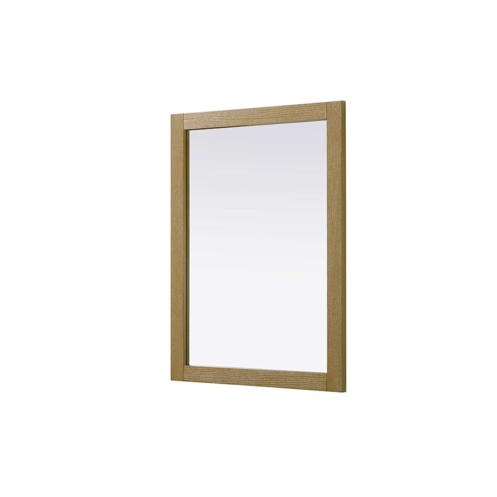 Noah Wooden Rectangle Mirror 27 x 36 in Linen Oak. Picture 1