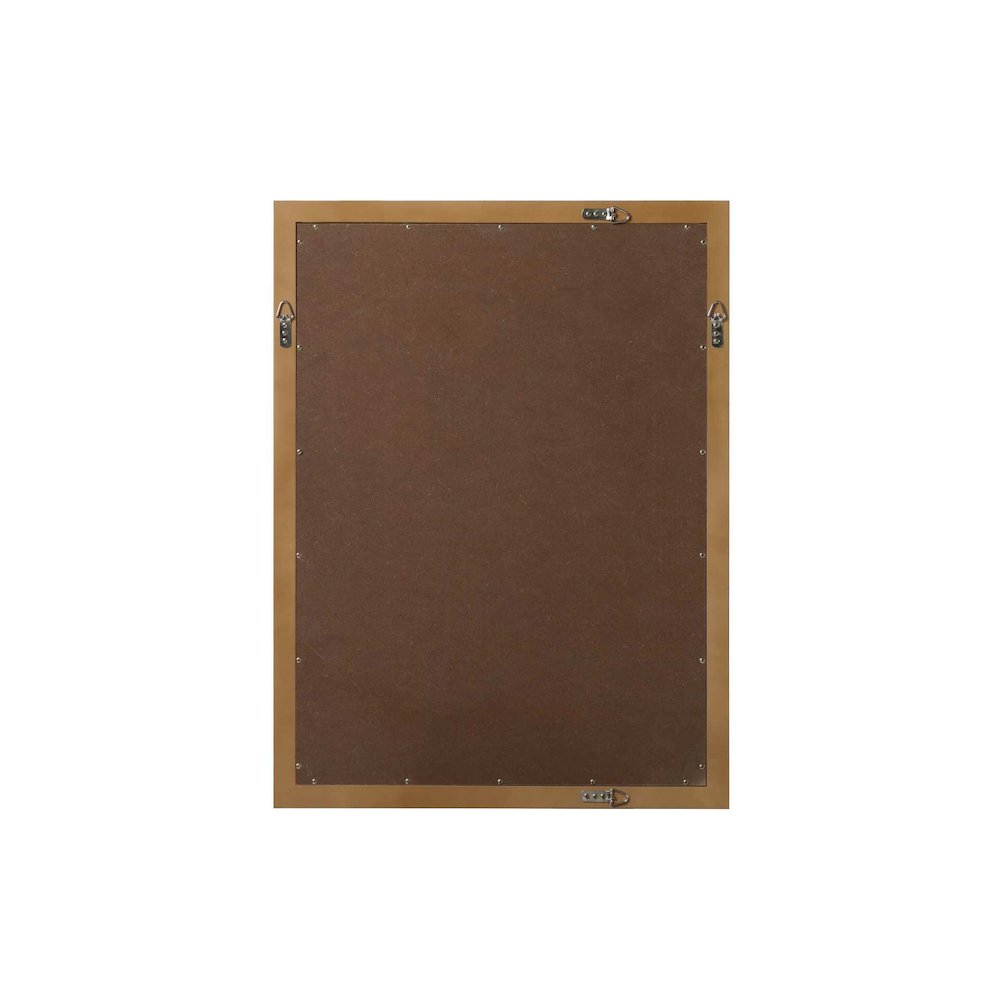 Noah Wooden Rectangle Mirror 27 x 36 in Linen Oak. Picture 6