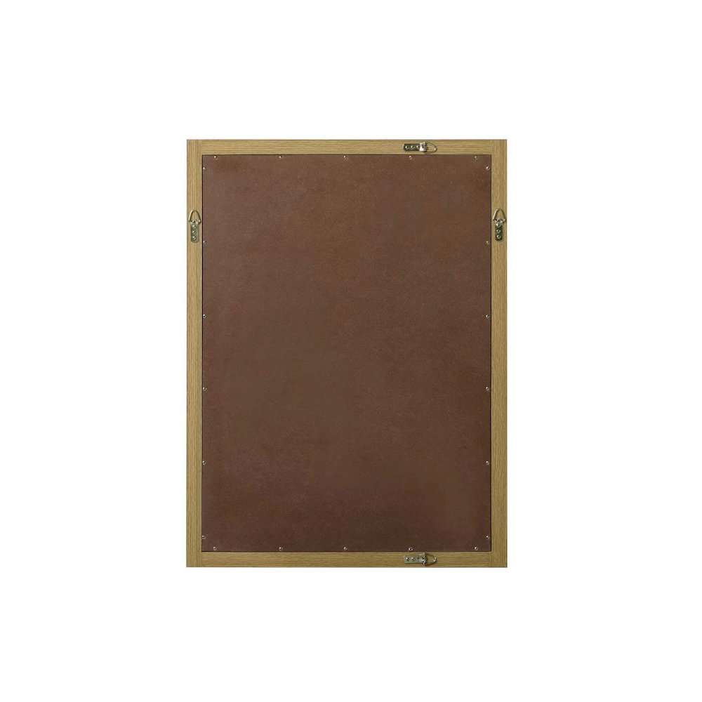 Noah Wooden Rectangle Mirror 27 x 36 in Honey Brown. Picture 6