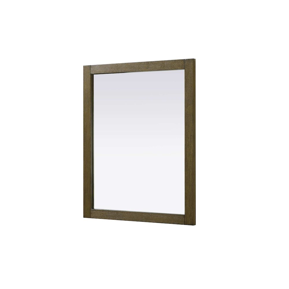 Noah Wooden Rectangle Mirror 30 x 36 in Hazel Oak. Picture 1