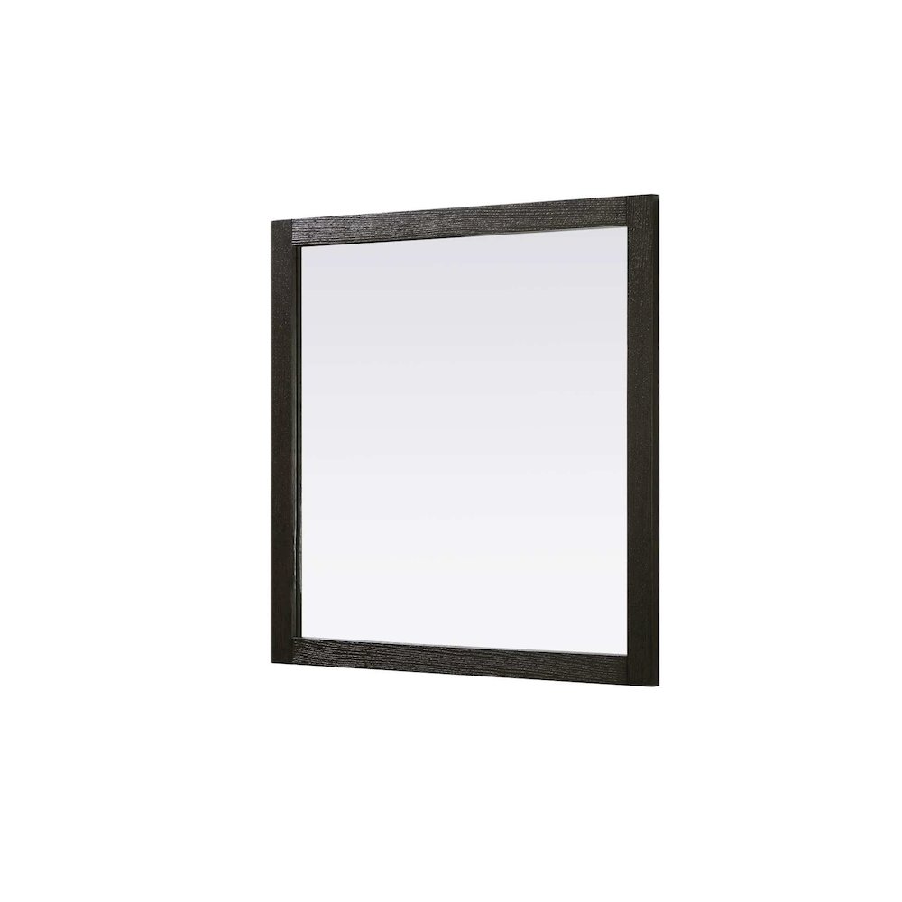 Noah Wooden Square Mirror 36 x 36 in Chocolate Oak. Picture 1