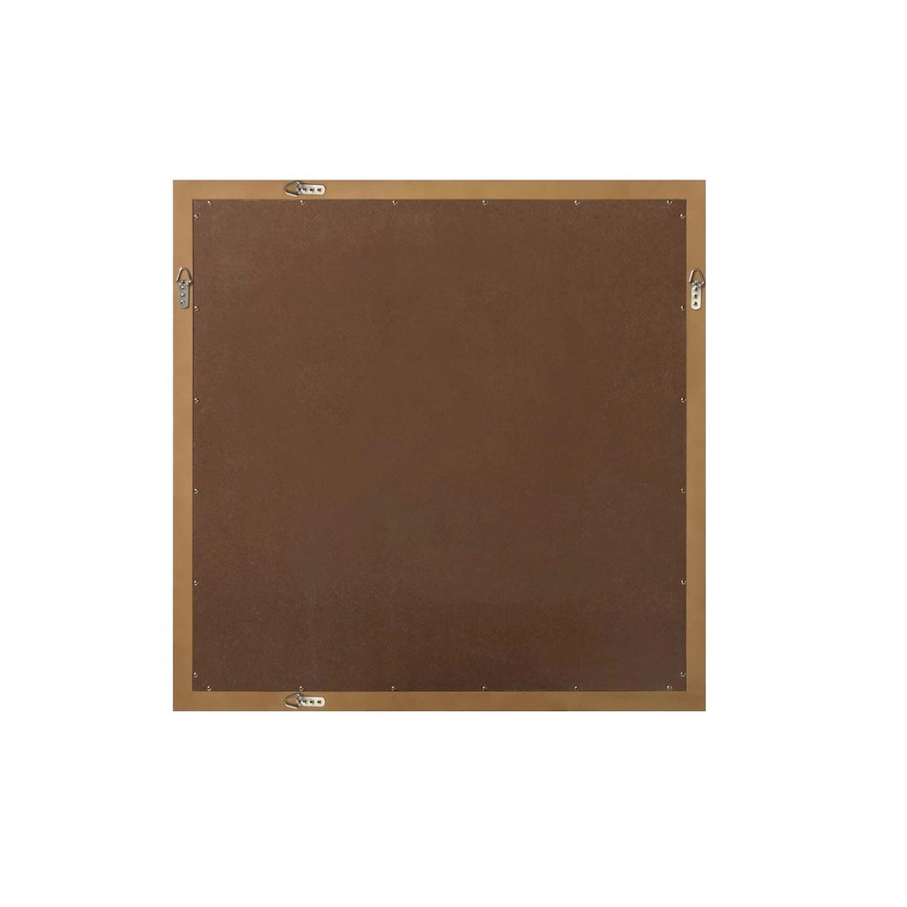 Noah Wooden Square Mirror 36 x 36 in Linen Oak. Picture 4