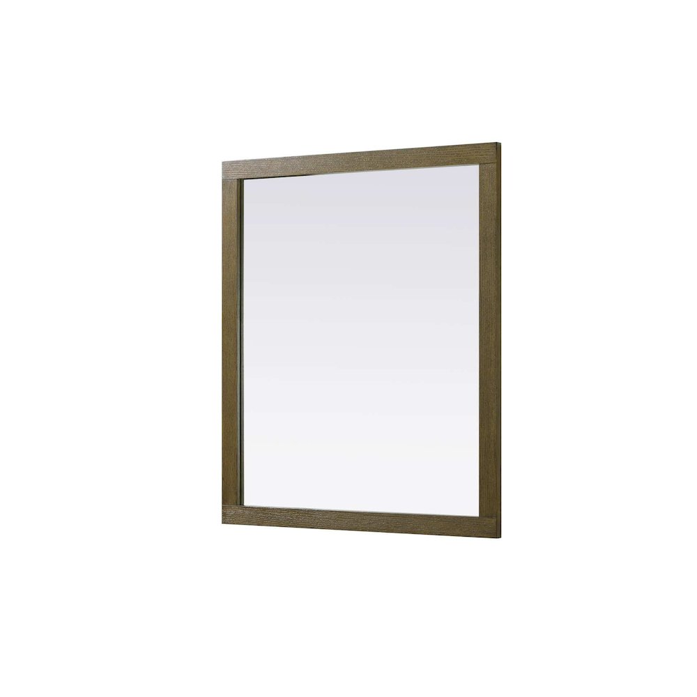 Noah Wooden Rectangle Mirror 42 x 36 in Hazel Oak. Picture 1