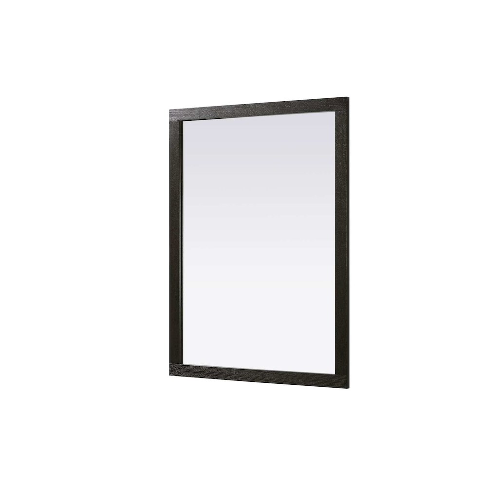 Noah Wooden Rectangle Mirror 48 x 36 in Chocolate Oak. Picture 1