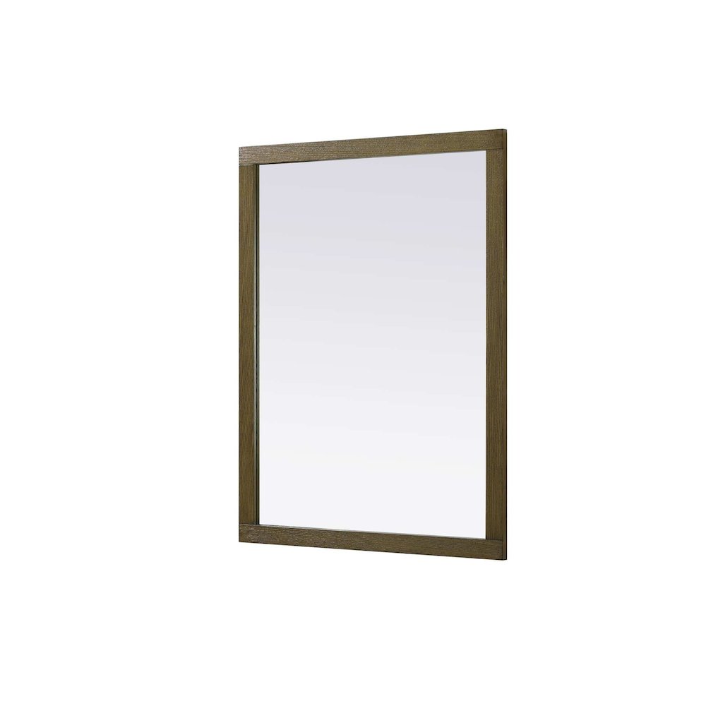 Noah Wooden Rectangle Mirror 48 x 36 in Hazel Oak. Picture 1