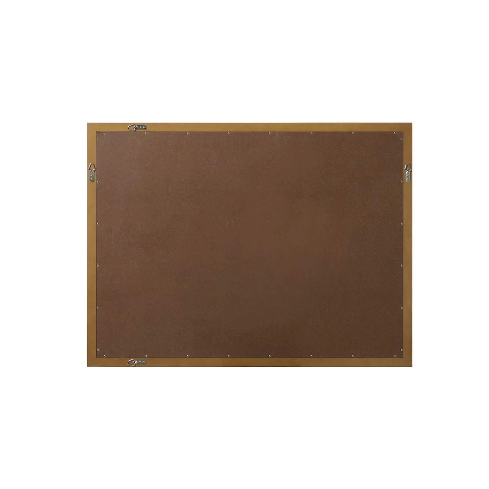 Noah Wooden Rectangle Mirror 48 x 36 in Hazel Oak. Picture 6