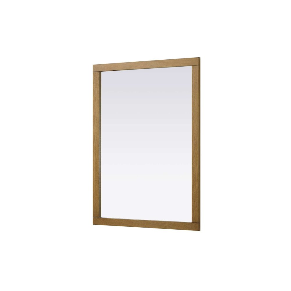 Noah Wooden Rectangle Mirror 48 x 36 in Honey Teak. Picture 1