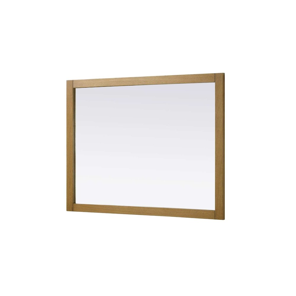 Noah Wooden Rectangle Mirror 48 x 36 in Honey Teak. Picture 3