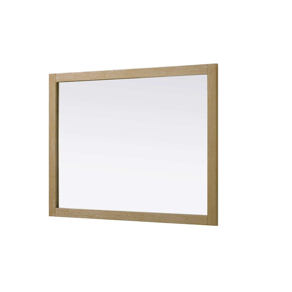 Noah Wooden Rectangle Mirror 48 x 36 in Linen Oak. Picture 3