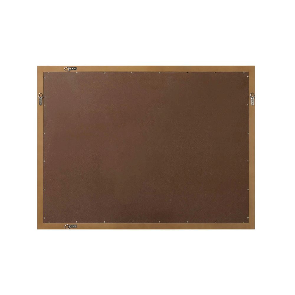 Noah Wooden Rectangle Mirror 48 x 36 in Linen Oak. Picture 6
